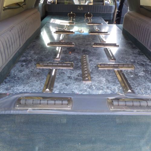 1999 Dark Blue Lincoln Town Car Executive Hearse, US $14,500.00, image 9