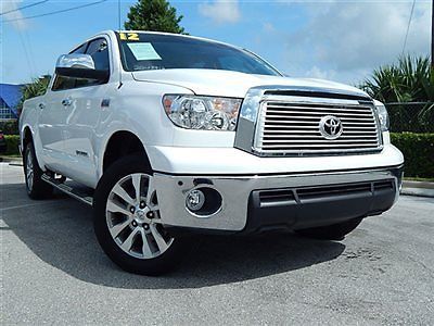 2012 toyota tundra platinum series crew max 4x4  -- 5.7l v8