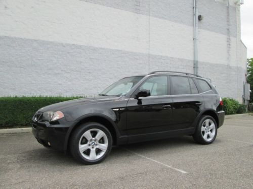 06 bmw x3 black new tires leather moonroof heated seats