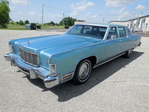 1976 lincoln continental lown car