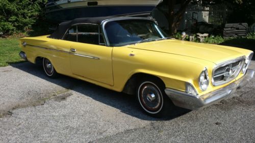 1962 chrysler 300 convertible runs and drives # matching