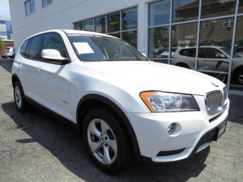 2011 bmw x3 awd 4dr certified suv 3.0l 8-speed a/t a/c stunning in and out!