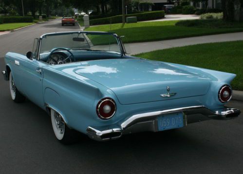Beautifully high end restored 2011 - 1957 ford thunderbird convertible - 200 mi