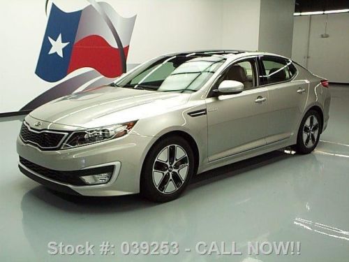 2013 kia optima ex hybrid dual sunroof nav rear cam 27k texas direct auto