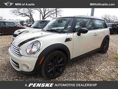 2dr cpe mini cooper clubman low miles suv automatic gasoline 1.6l i4 dohc 16v pe