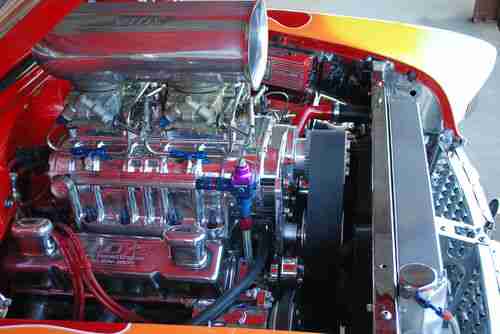55 chevy bel-air 2 door hardtop pro street, streetrod, image 3