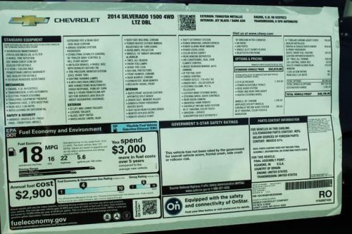 2014 Chevrolet Silverado 1500 2LZ, US $47,445.00, image 5