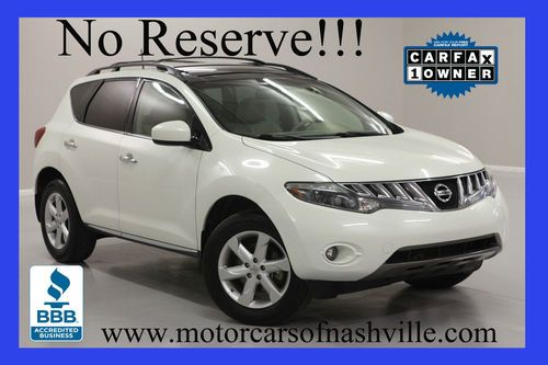 7-days *no reserve* '09 murano sl tech pkg pano roof xenon bose sound wholesale