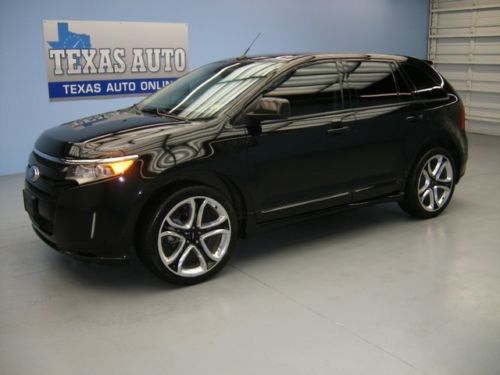 We finance!! 2011 ford edge sport heated leather nav pano roof sony texas auto