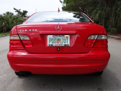 MERCEDES CLK430 AMG SPORT PKG * NO RESERVE LOW 69K MILES FLORIDA NO RUST CLK320, image 13