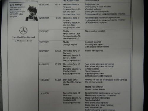 MERCEDES CLK430 AMG SPORT PKG * NO RESERVE LOW 69K MILES FLORIDA NO RUST CLK320, image 81
