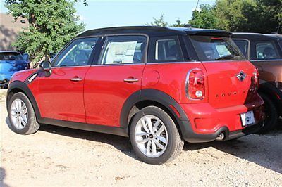 Mini cooper countryman fwd 4dr s new suv automatic gasoline blazing red met