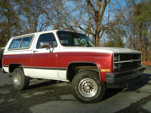 1984 chevy blazer 6.2liter diesel two door old blazer