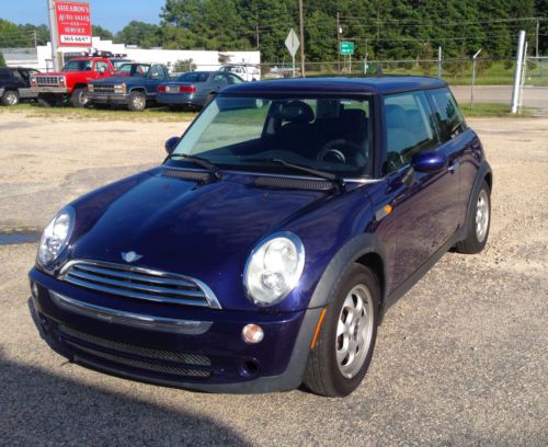 2005 purple mini cooper sun roof  5 speed excellent condition 103k mi.