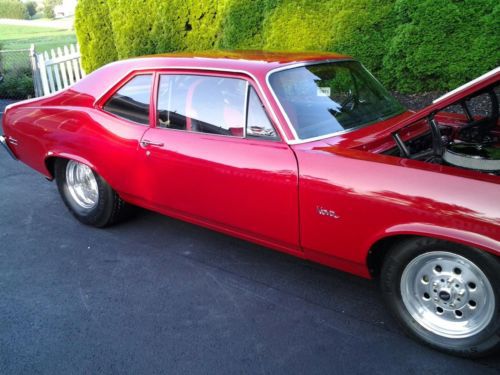 1970 apple red chevy nova pro street