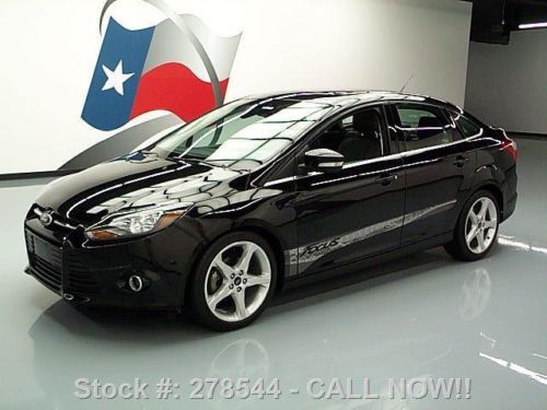 2012 ford focus titanium leather sunroof nav 22k miles texas direct auto