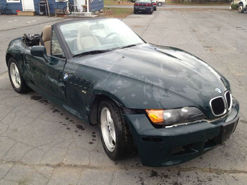 1997 bmw z3 roadster convertible 1.9l - salvage, damage, repairable - no reserve