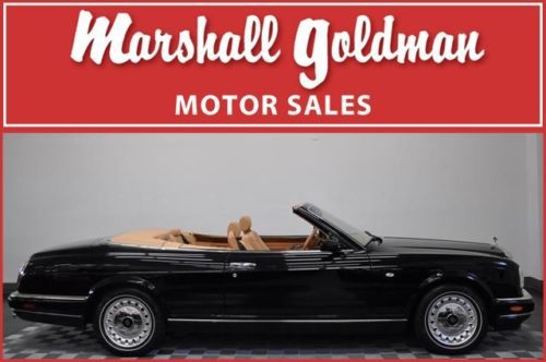 2000 rolls royce corniche in black / tan leather interior  11,300 miles