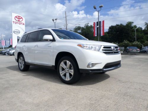 2013 totyota highlander limited fully loaded nav ac cd leather bohn toyota