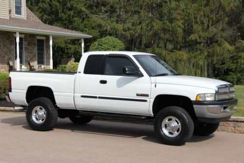 2001 dodge ram 2500 slt quad 5.9l diesel 117k miles 6-speed 4x4 mint no reserve