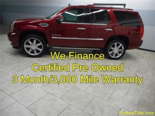 10 escalade premium leather sunroof gps navi certified warranty we finance texas