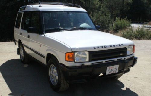 1996 land rover discovery 1 sd7 5 speed one owner fully serviced time warp truck