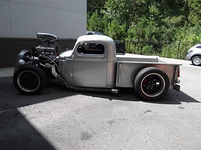 1942 rat rod 383 stroker motor 671 blower auto silver great condition