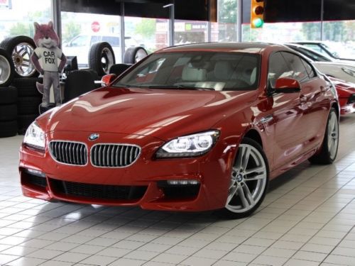 650i gran coupe! vermillion red on ivory leather! stunning!