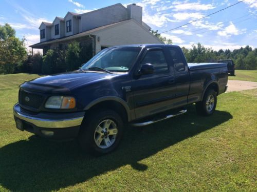 2002 FORD F-150 XLT TRITON 5.4L V8 AUTO FX4 EXTENDED CAB TONNEAU COVER BED LINER, image 2