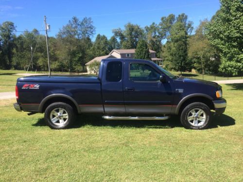 2002 FORD F-150 XLT TRITON 5.4L V8 AUTO FX4 EXTENDED CAB TONNEAU COVER BED LINER, image 4