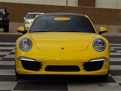 Carrera low miles coupe manual gasoline 3.4l dohc 24v racing yellow