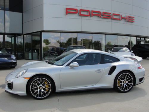 911 turbo s .. rhodium silver .. burmester audio .. 18 way seats ..