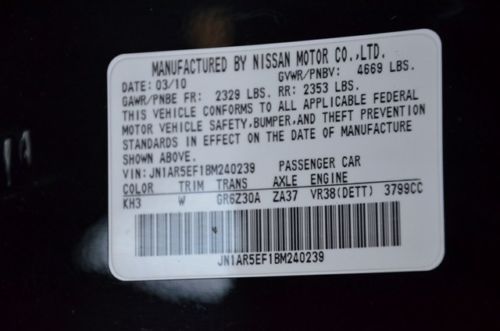 2011 Nissan GT-R 35K Miles Navi! Great Fast Car for the Money!!, US $63,900.00, image 21