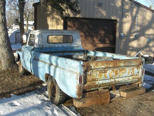 *no reserve* 1965 chevrolet c-20 longbox fleetside pickup - clear title