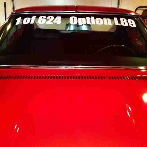 Rare Factory 1968 Chevrolet Corvette L89 Big Block Project 435hp Tank Sticker, image 13