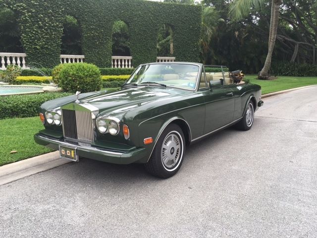 1985 rolls-royce corniche 2dr convertible