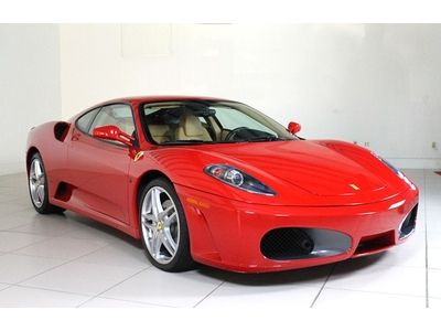 2006 ferrari approved cpo 430 coupe, rosso corsa/beige