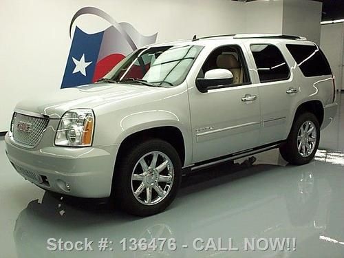 2010 gmc yukon denali awd sunroof nav rear cam dvd 20's texas direct auto