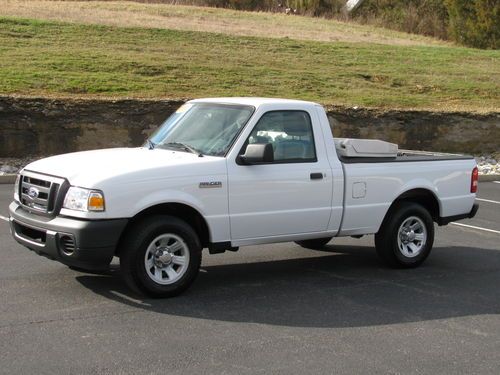 2010 ford ranger xl standard cab pickup 2-door 2.3l; fiberglass locking tool box