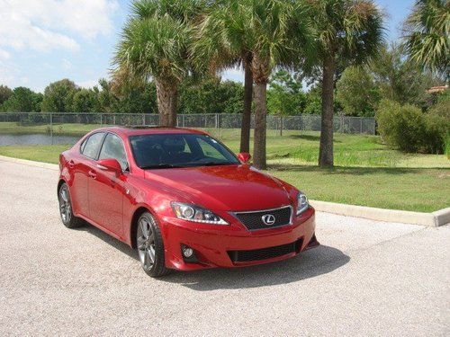 2012 lexus is 250 f-sport