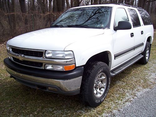 2001 chevrolet suburban 2500 4x4,8.1l,3:73 axle,141,000 miles,ls,autoride,great