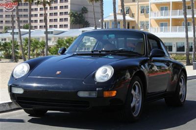 '97 993 coupe, black/tan, 37k, 6 speed, serviced.