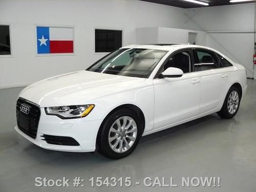 2012 audi a6 2.0t premium turbocharged sunroof 6k miles texas direct auto