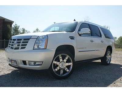 2007 cadillac escalade esv awd 4x4, navigation,pwr boards,22's,dvd's, clean