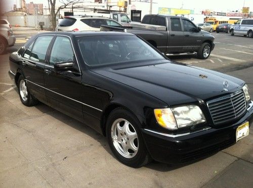1998 mercedes s600, black sedan in exellent condition