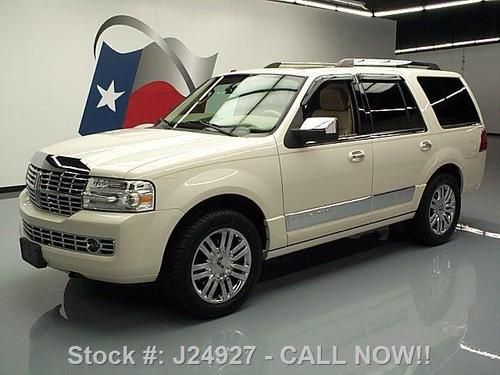 2007 lincoln navigator ultimate 4x4 sunroof nav 56k mi texas direct auto