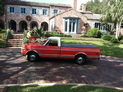 1969 chevy c-10 rebuilt motor/trans,new carb-new brakes, a/c truck