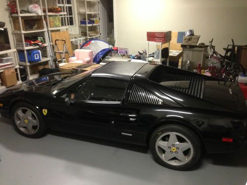 1982 ferrari 308 gtsi rare black/black with 348 rims and momo steering wheel