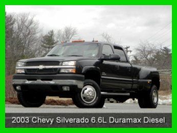 2003 chevrolet silverado 3500 lt 4x4 4 door dually 6.6l lb7 dmax diesel leather