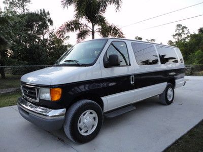 2006 ford e-350 xlt super duty extended passenger van